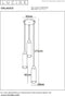 Lucide ORLANDO - Hanglamp - Ø 32 cm - 3xE27 - Fumé