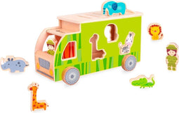CLASSIC WORLD Animal Shape Sorter Truck