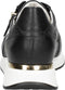 Gabor 86.448 - Lage Sneakers - Rits en vetersluiting - Zwart (40.5)