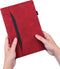 Lunso - Geschikt voor iPad 10 (2022) - Luxe Bookcase hoes - Rood