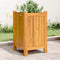 vidaXL - Plantenbak - met - voering - 31x31x50 - cm - massief - acaciahout