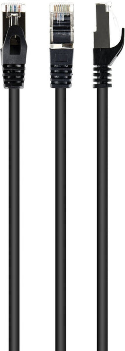 FTP Category 6 Rigid Network Cable GEMBIRD PP6A-LSZHCU-BK-0.25M Black Multicolour 25 cm