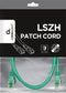 FTP Category 6 Rigid Network Cable GEMBIRD PP6A-LSZHCU-G-1M Green 1 m