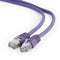 FTP Category 6 Rigid Network Cable GEMBIRD PP6A-LSZHCU-V-0.5M 50 cm Violet