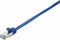 FTP Category 7 Rigid Network Cable V7 V7CAT7FSTP-50C-BLU Blue 0,5 m