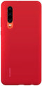 Huawei P30 - Siliconen Hoesje - Krasbestendig en Stootbestendig - Rood