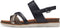 MARCO TOZZI MT Vegan - Dames Sandalen - Soft Lining + Feel Me Softstep Footbed - Zwart comb - Maat 38