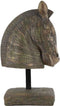 Ornament Paard decoratie op sokkel 48 cm