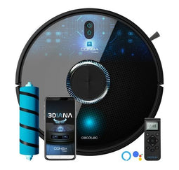 Cecotec Conga 7090 IA - Robot stofzuiger - 10000 Pa Wifi 6400 mAh - Zwart