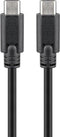 Goobay 66508 - USB-C naar USB-C kabel - USB3.0 tot 20V/3A - Zwart