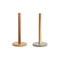 Houder voor keukenpapier Home ESPRIT Bruin Beige Grijs Acacia Dolomite 15 x 15 x 31,5 cm (2 Stuks)