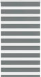 vidaXL - Zebra - rolgordijn - 75x100 - cm - stofbreedte - 70,9 - cm - donkergrijs