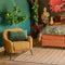 Dutch Decor PACO - Sierkussen velvet 40x60 cm Mountain View - groen - Inclusief binnenkussen