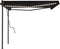 vidaXL - Luifel - automatisch - met - LED - en - windsensor - 4x3 - m - antracietkleurig