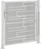 vidaXL - Poort - 100x100 - cm - roestvrij - staal