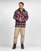 Life Line Peter Gevoerde Flanel Vest Heren Zwart/rood/wit Maat M