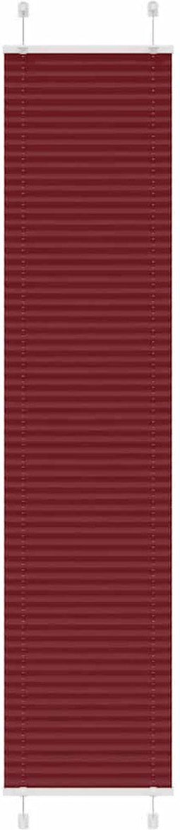 vidaXL - Plissé - rolgordijn - 40x200 - cm - stofbreedte - 39,4 - cm - bordeauxrood