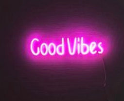 Luca Lighting Neonverlichting Good Vibes 50x12,5x5cm