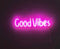 Luca Lighting Neonverlichting Good Vibes 50x12,5x5cm