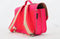 Own Stuff Lederen Boekentas - Fuchsia - Vlinder - Lagere school