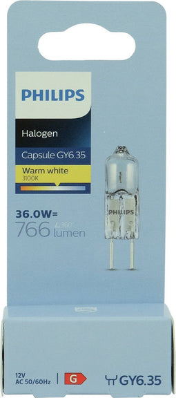 Philips Halo Caps 36.0W GY6.35 12V CL 1PF/10 Verlichting