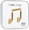 Happy Plugs Earbud - In-ear hoofdtelefoon - Afstandsbediening met microfoon - Goud