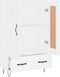 vidaXL - Hoge - kast - 69,5x31x115 - cm - bewerkt - hout - wit