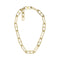 Fossil Damesketting - Schakelketting - Goudkleurig Staal - 37 cm