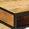 vidaXL - Bureau - 80x50x75 - cm - Massief - Houten - Ruw - Mango