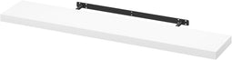 Woltu zwevende wandplank - 120 x 22,9 x 3,8 cm - MDF - modern - wit