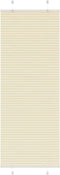 vidaXL - Plissé - rolgordijn - 70x200 - cm - stofbreedte - 69,4 - cm - polyester - crème