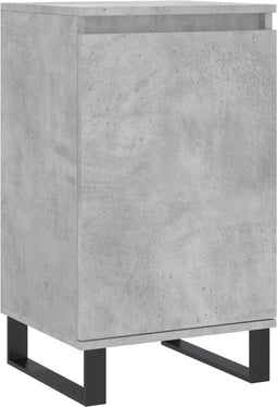 vidaXL - Dressoir - 40x35x70 - cm - bewerkt - hout - betongrijs