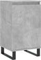 vidaXL - Dressoir - 40x35x70 - cm - bewerkt - hout - betongrijs