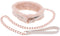 Sportsheets - S&M Peaches 'n CreaMe Fur Collar & Leash Halsband