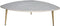 HSM Collection Salontafel Marseille - 90x60x36 cm - Wit/goud - Marmer/metaal