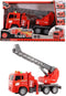 Jono toys b.v. 4081 - Brandweerauto - Met ladder licht en geluid - Rood