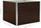vidaXL - Plantenbak - verhoogd - 100x100x77 - cm - gegalvaniseerd - staal - bruin