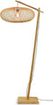 GOOD&MOJO Vloerlamp Cango - Bamboe - 80x60x176cm - Scandinavisch,Bohemian - Staande lampen voor Woonkamer - Slaapkamer