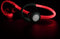 Boompods Sportpods Vision - Draadloze Sportoordopjes - Lichtgevend - Rood