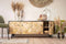 Liviza Dressoir Crista - Mangohout - Rechthoek Zwart - 60 cm , 160 cm , 45 cm