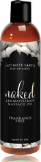 Intimate Organics - Naked Unscented Massage Olie 2