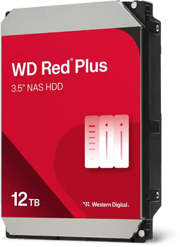 Western Digital WD Red Plus - Hard Drive 12TB - 7200 rpm - SATA III - 512MB cache