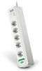 APC Essential SurgeArrest - Stekkerdoos 5 uitgangen - Overspanningsbeveiliging met telefoonbescherming 230V (EU)