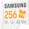 Samsung Sonic the Hedgehog PRO Plus - microSDXC 256GB - 180MB/s leessnelheid - A2-classificatie