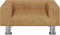 vidaXL Kinderbank 50x40x26,5 cm fluweel bruin
