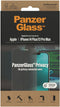 PanzerGlass Classic Fit - Privacy Screenprotector - Apple iPhone 14 Plus / 13 Pro Max