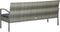 vidaXL - Tuinbank - 3-zits - met - kussen - poly - rattan - grijs