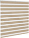 vidaXL - Zebra - Blind - 145x100 - cm - stofbreedte - 140,9 - cm - polyester - zandbruin