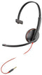 Poly Blackwire C3215 - Mono Headset - USB-C en 3,5 mm - Zwart