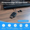 Nuvance SD Kaart Lezer - SD Kaartlezer USB-C - Snelle overdracht - Zwart